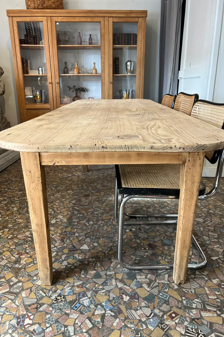 Ancienne table en sapin Début XXème