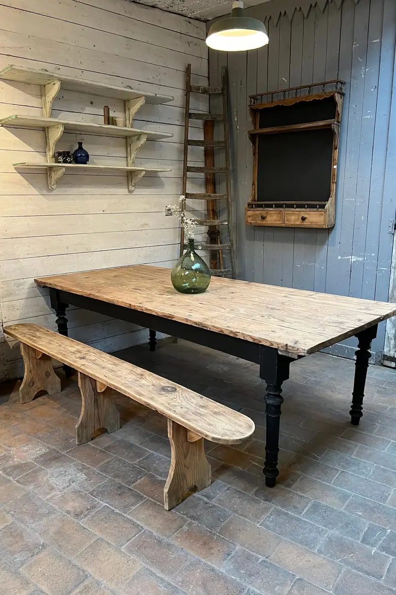Ancienne table en sapin Début XXème