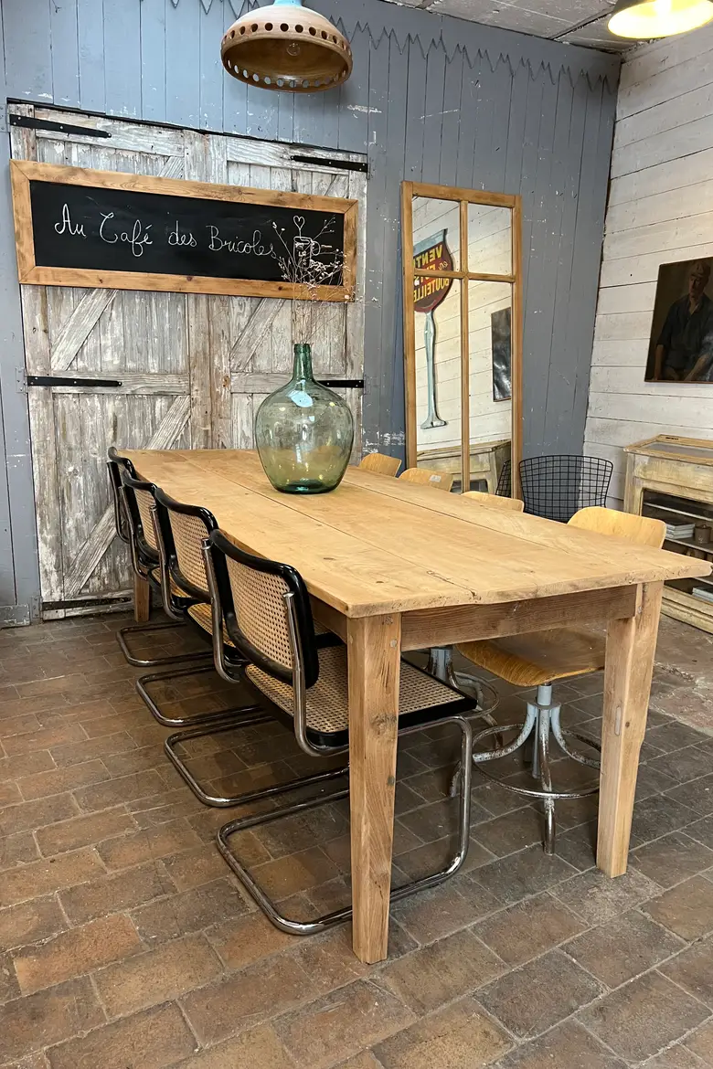 Ancienne table pieds fuseaux Début XXème