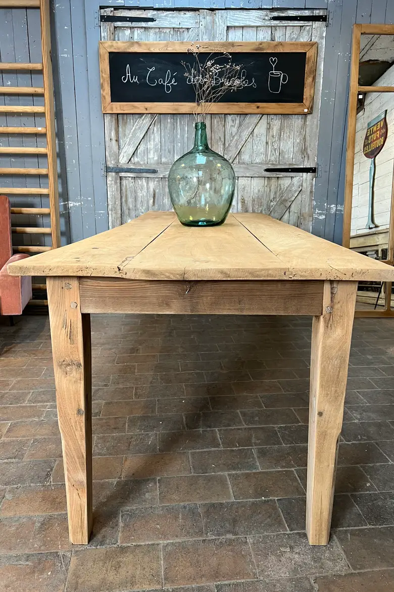 Ancienne table pieds fuseaux Début XXème