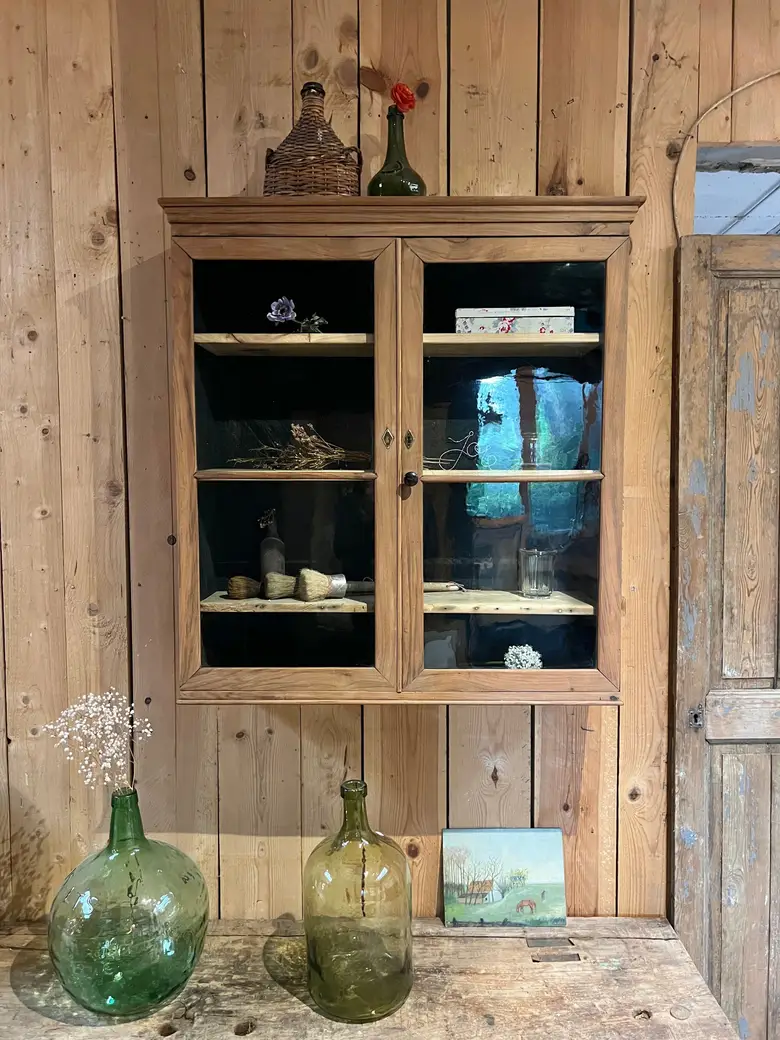 Ancienne vitrine à suspendre Début XXème