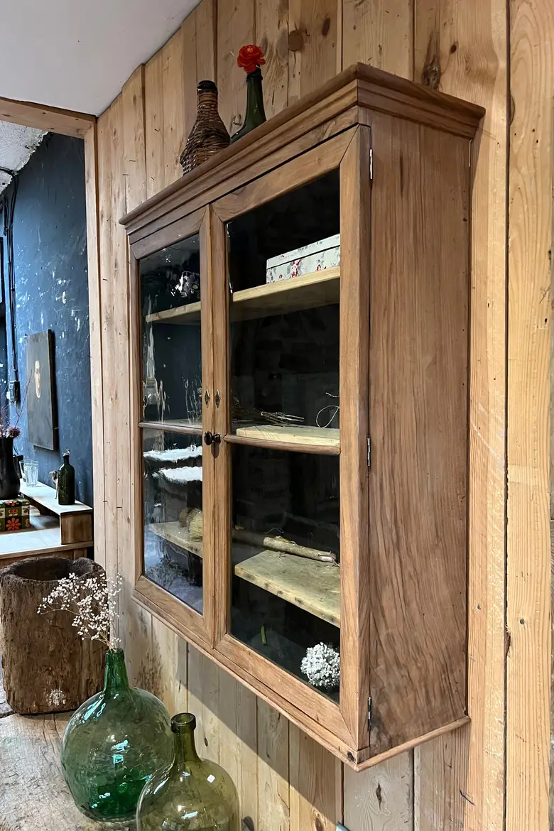 Ancienne vitrine à suspendre Début XXème