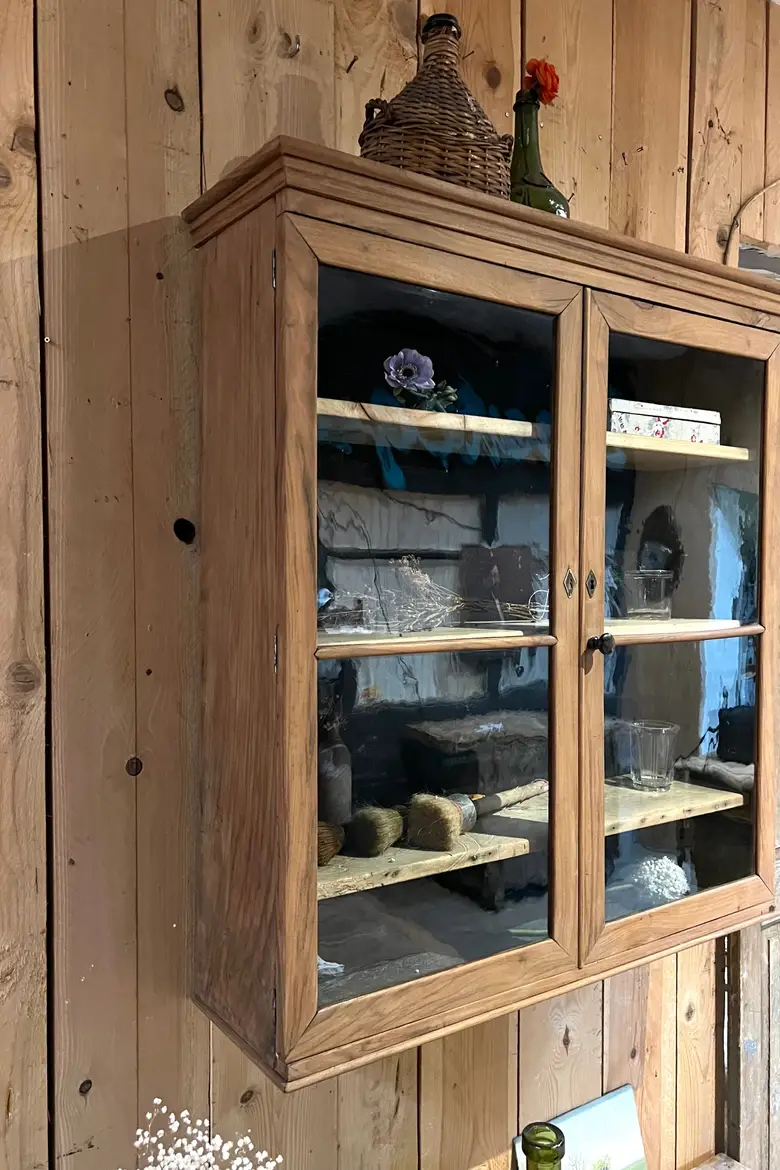 Ancienne vitrine à suspendre Début XXème