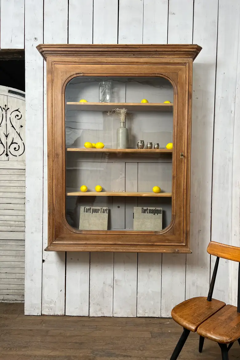 Ancienne vitrine à suspendre – fin XIXᵉ