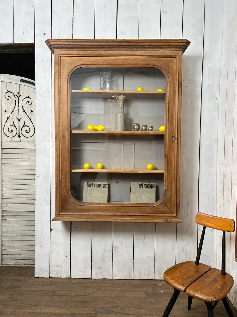Ancienne vitrine à suspendre – fin XIXᵉ