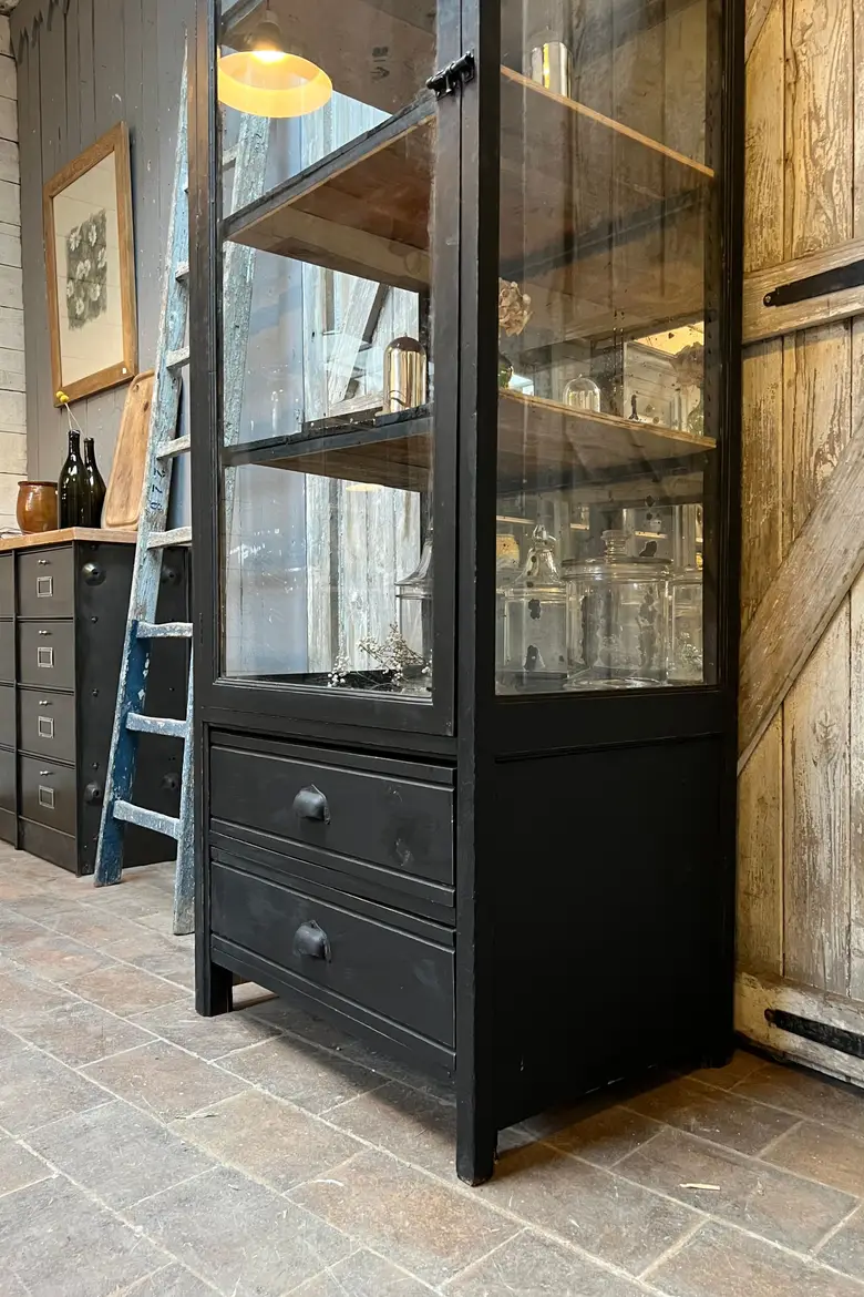 Ancienne vitrine de magasin Début XXème