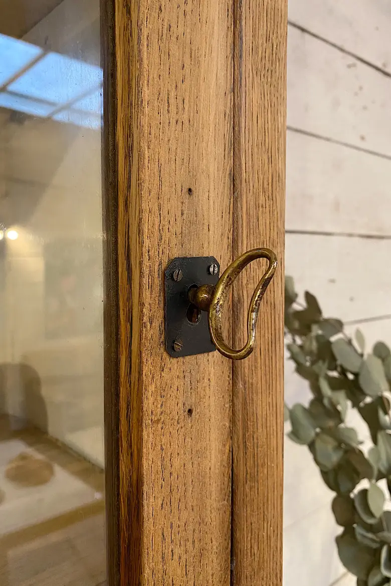 Ancienne vitrine de musée à suspendre Début XXème
