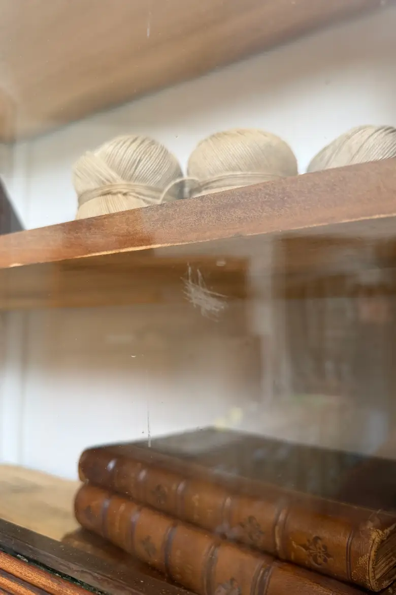 Ancienne vitrine en acajou