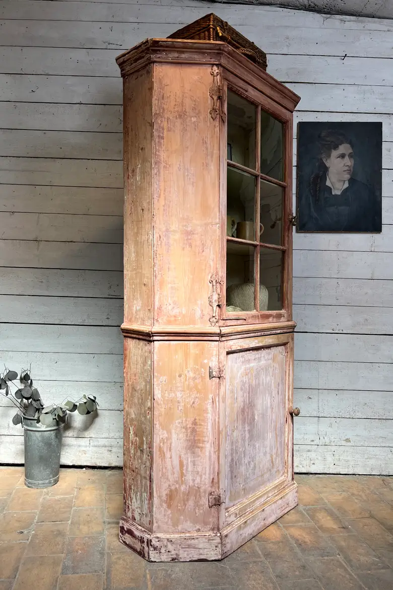 Ancienne vitrine XIXe siècle