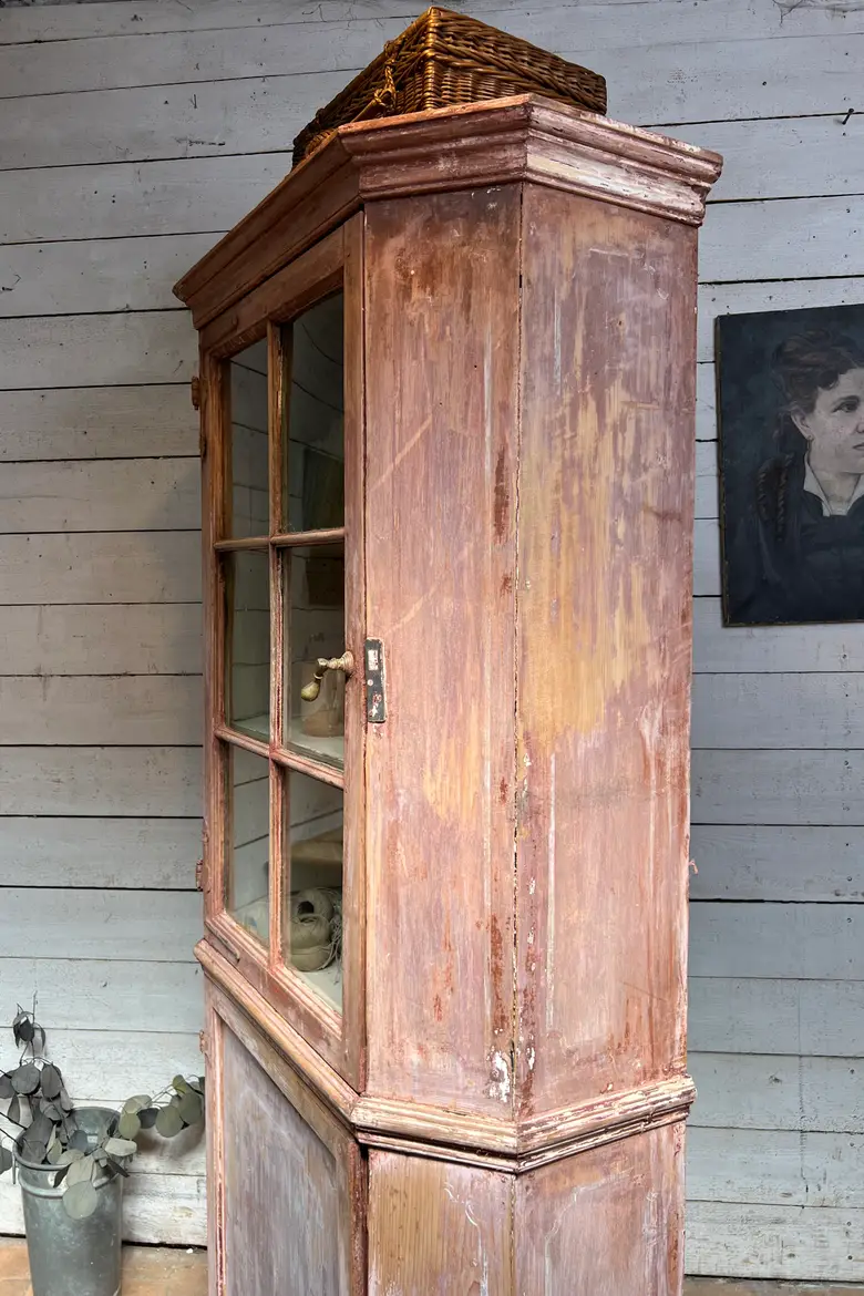 Ancienne vitrine XIXe siècle