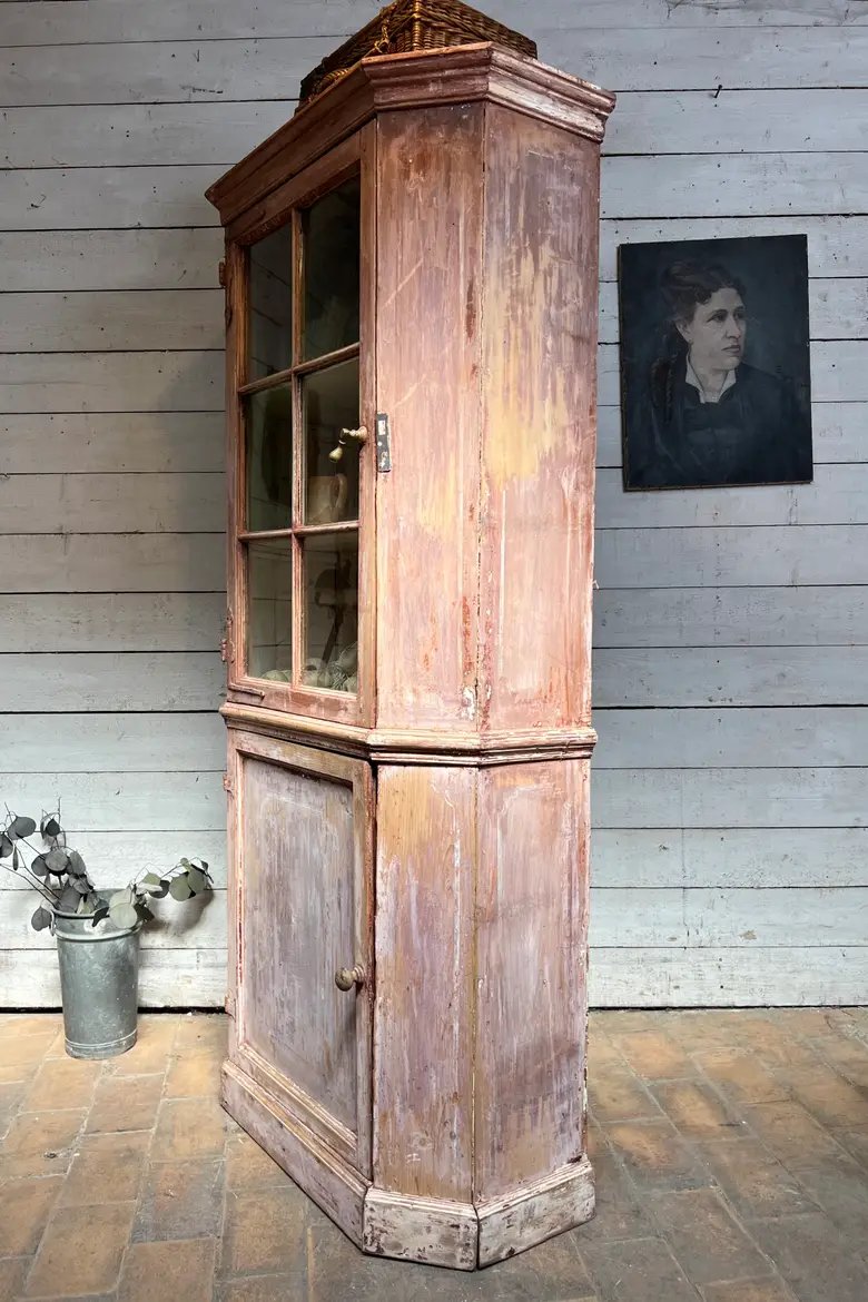 Ancienne vitrine XIXe siècle