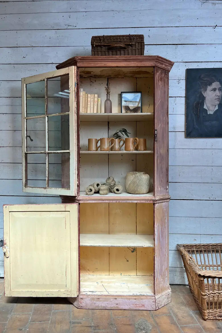 Ancienne vitrine XIXe siècle
