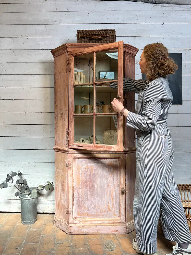 Ancienne vitrine XIXe siècle