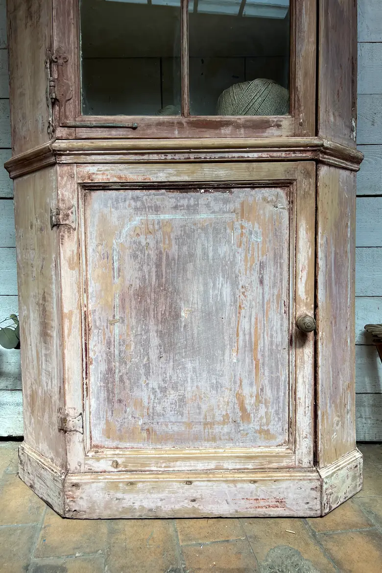 Ancienne vitrine XIXe siècle