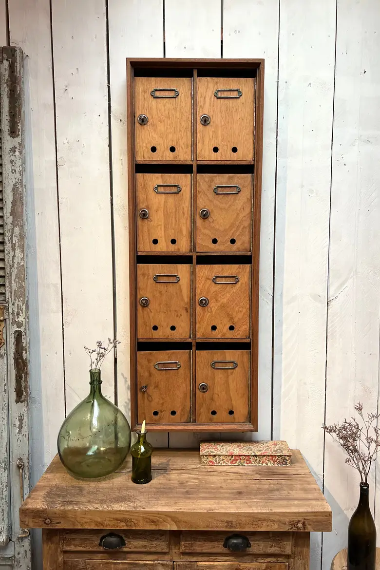 Anciennes boîtes aux lettres en bois Années 50