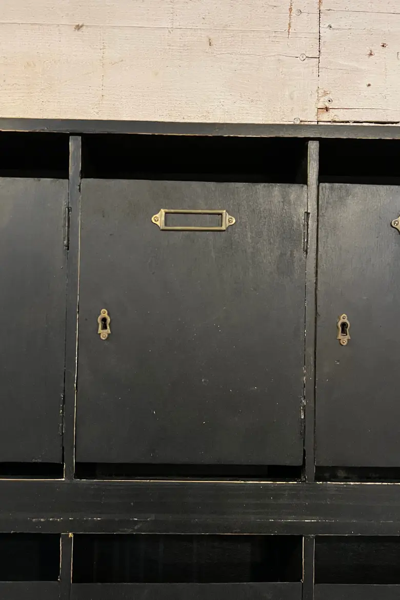 Anciennes boîtes aux lettres en bois Années 50