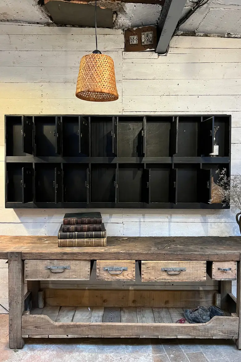Anciennes boîtes aux lettres en bois Années 50