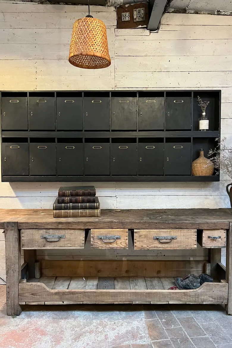Anciennes boîtes aux lettres en bois Années 50