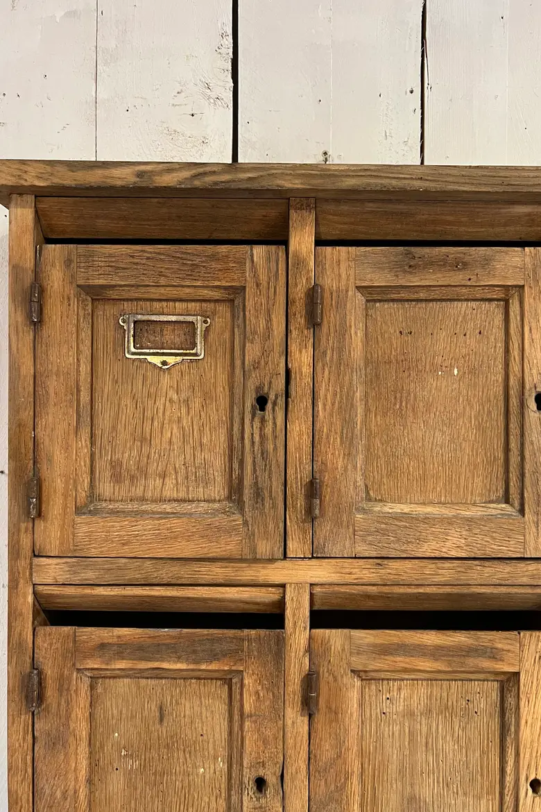 Anciennes boîtes aux lettres en chêne Début XXème
