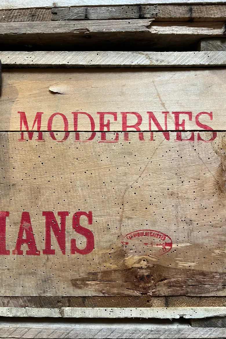 Anciennes caisses de stockage – 1969