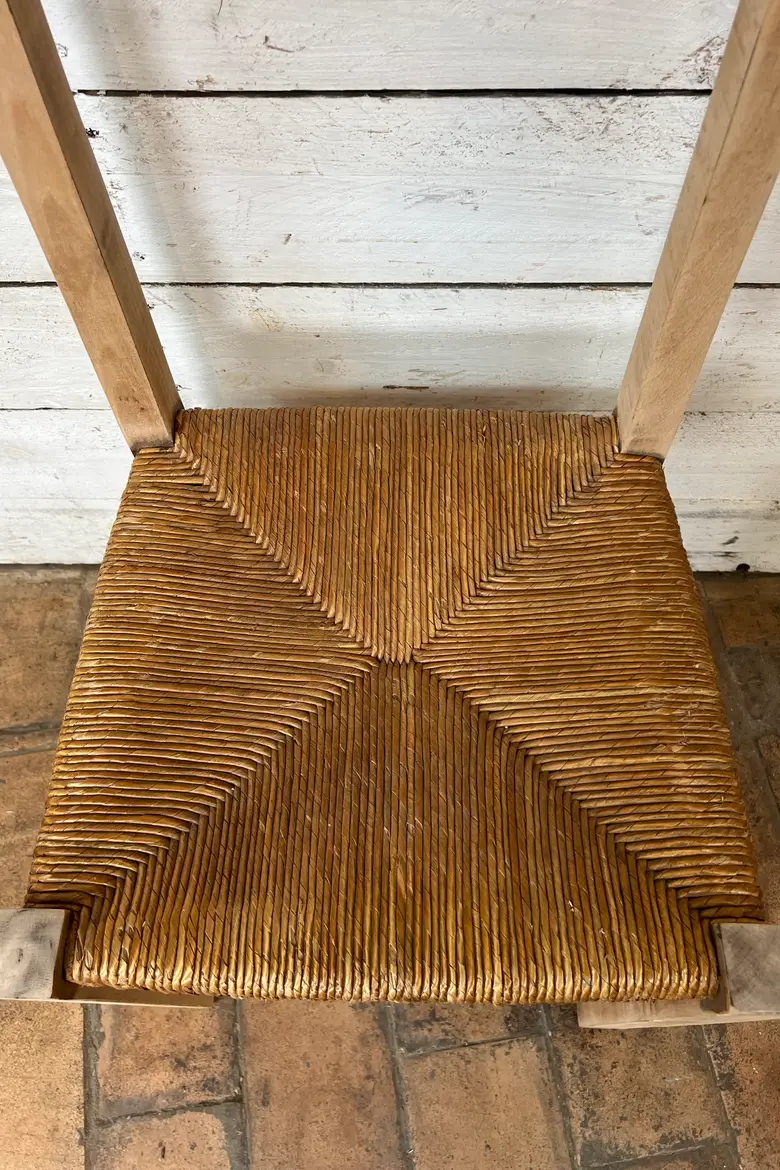Anciennes chaises paillées