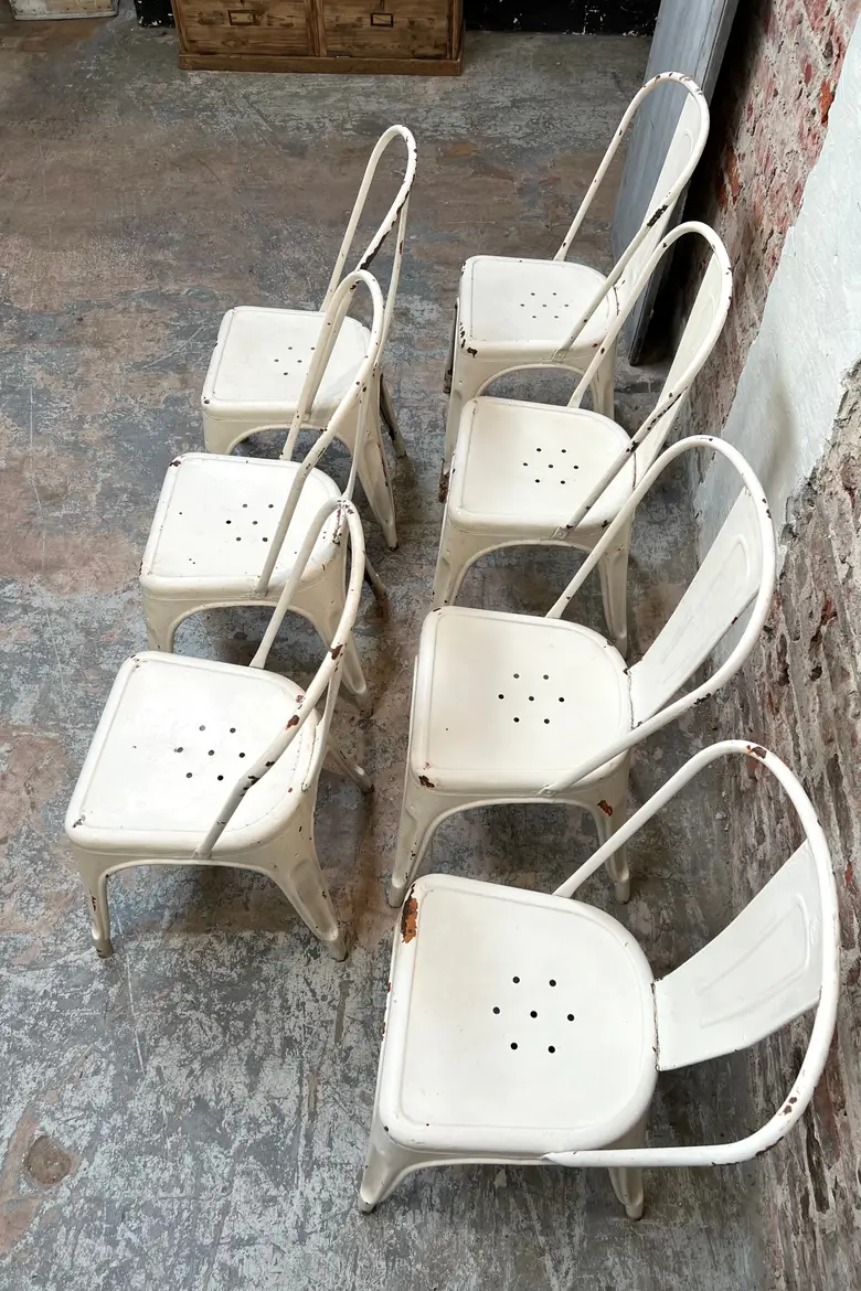 Anciennes chaises Tolix Années 50