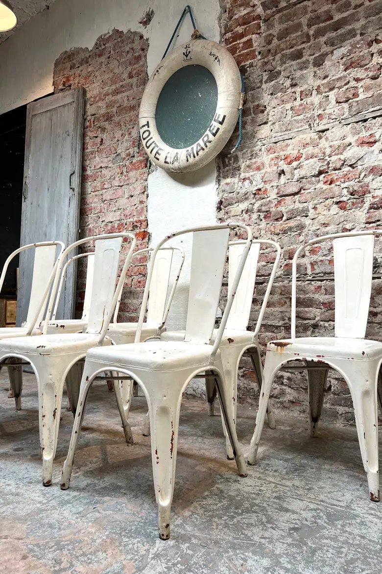 Anciennes chaises Tolix Années 50