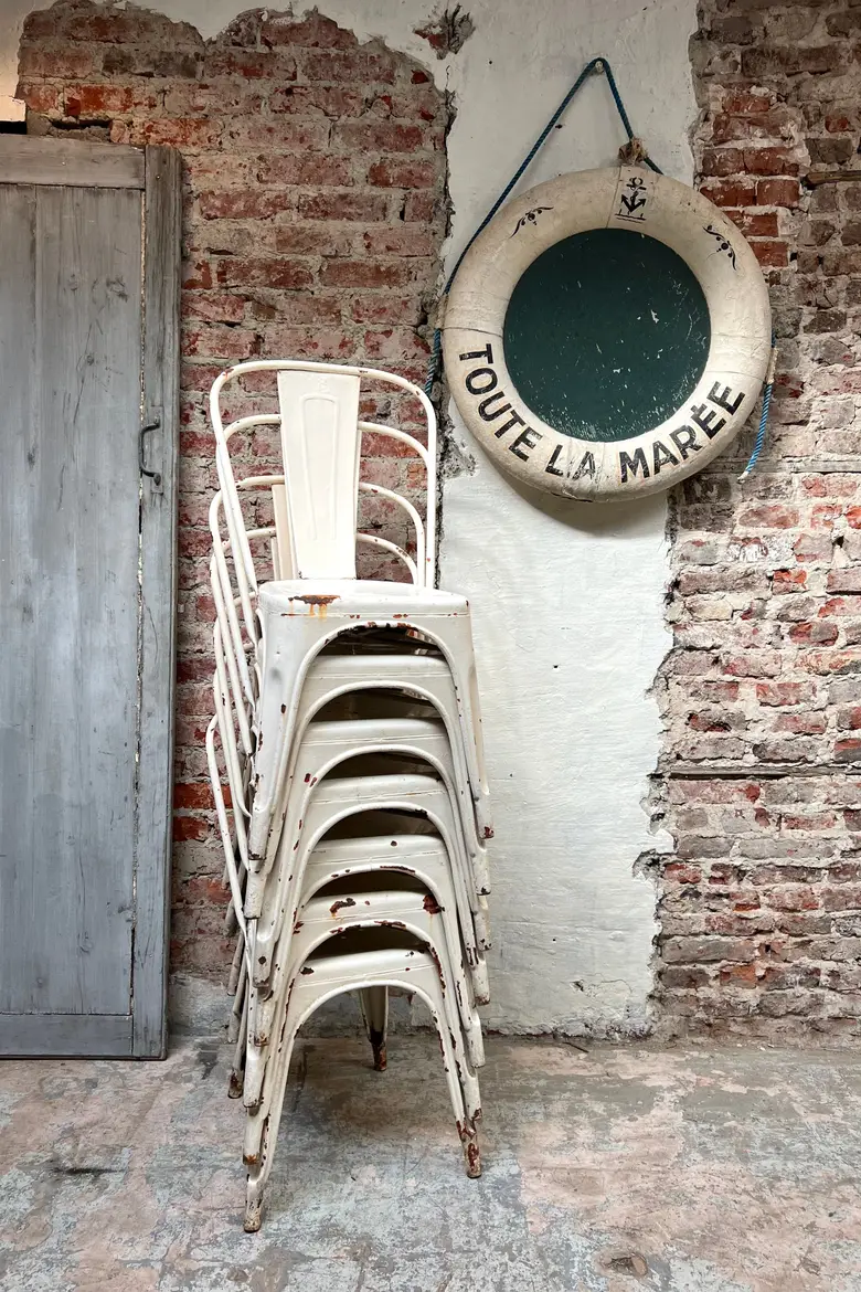 Anciennes chaises Tolix Années 50