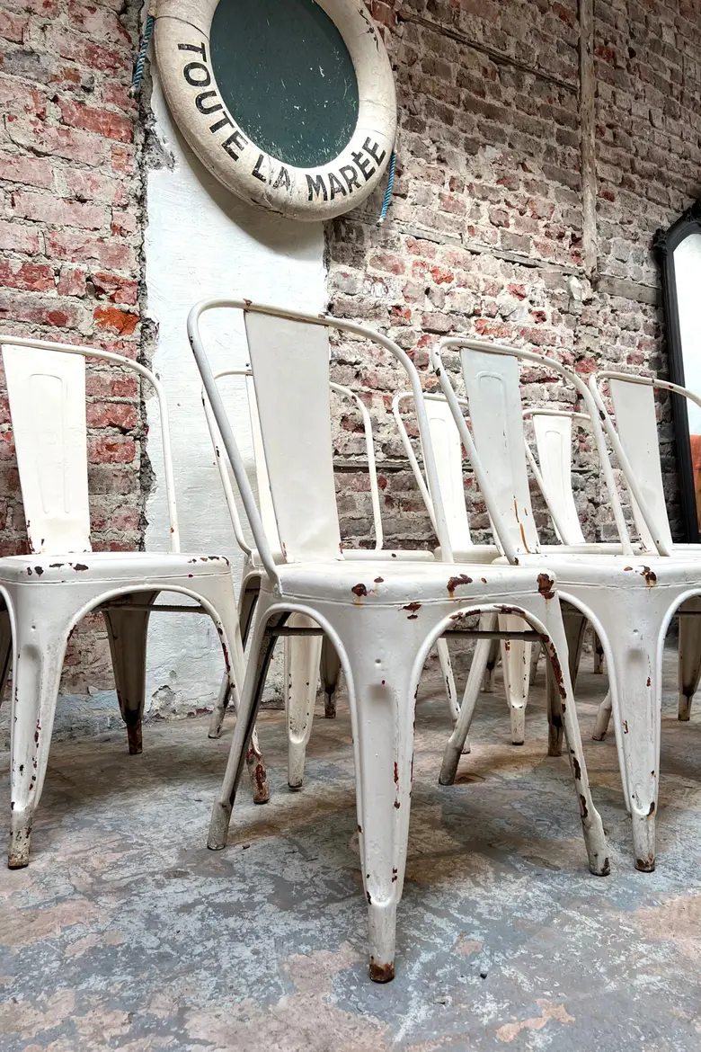 Anciennes chaises Tolix Années 50