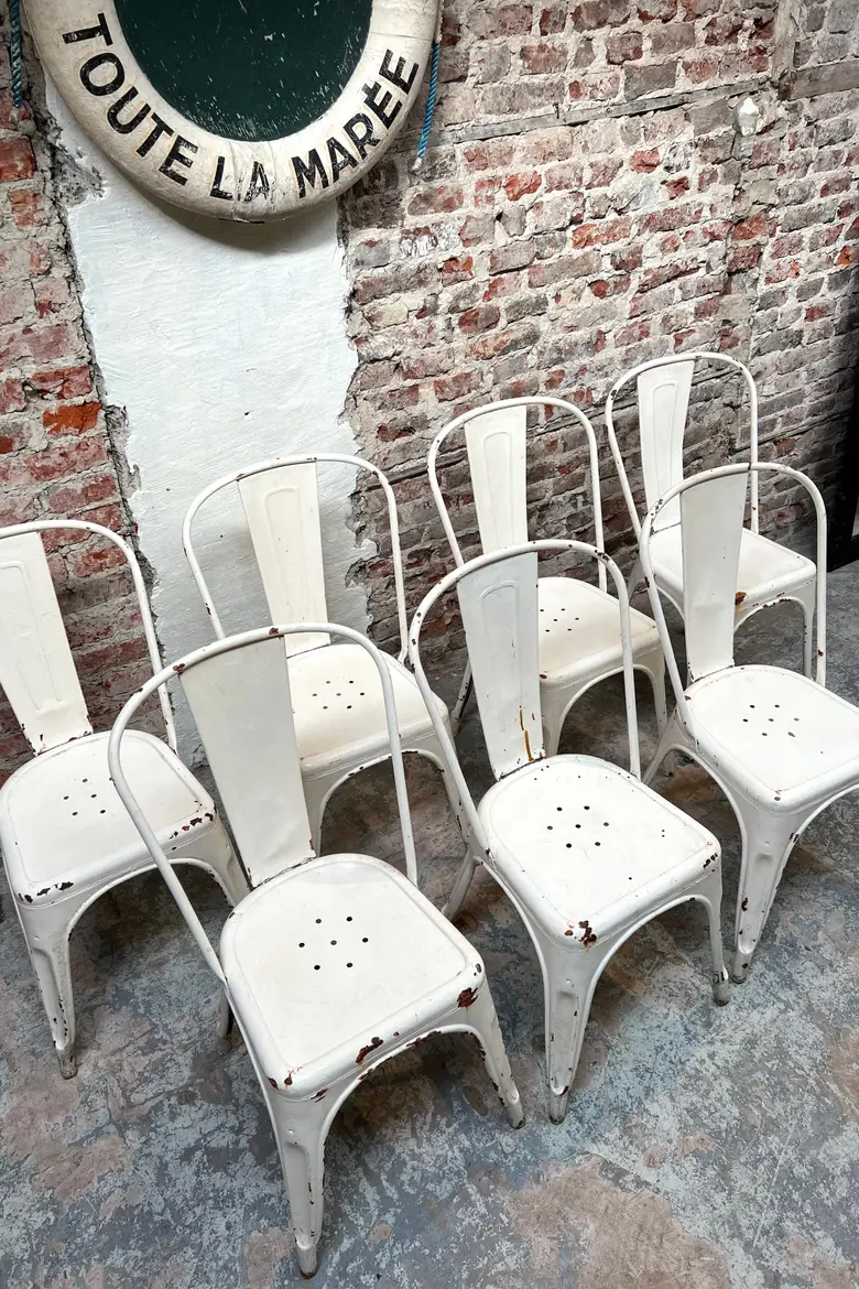 Anciennes chaises Tolix Années 50
