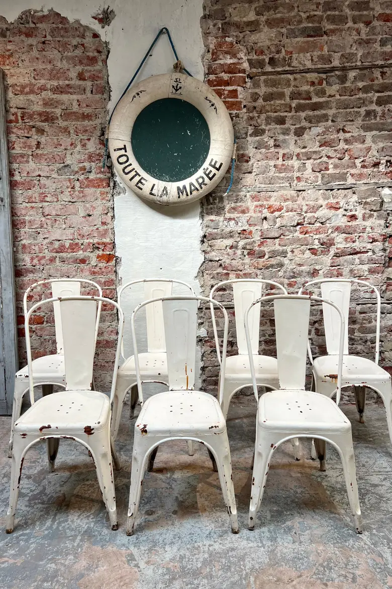 Anciennes chaises Tolix Années 50