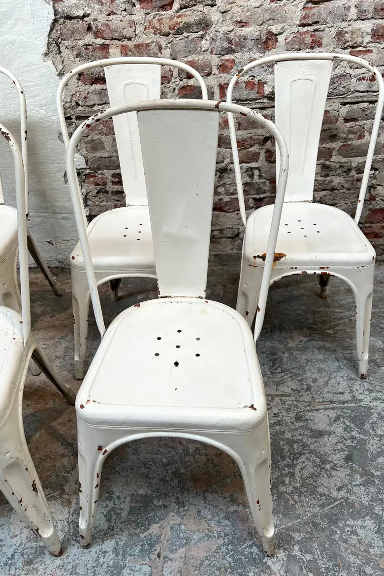 Anciennes chaises Tolix Années 50
