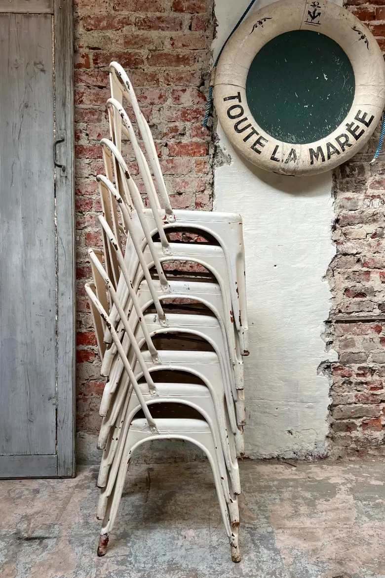 Anciennes chaises Tolix Années 50