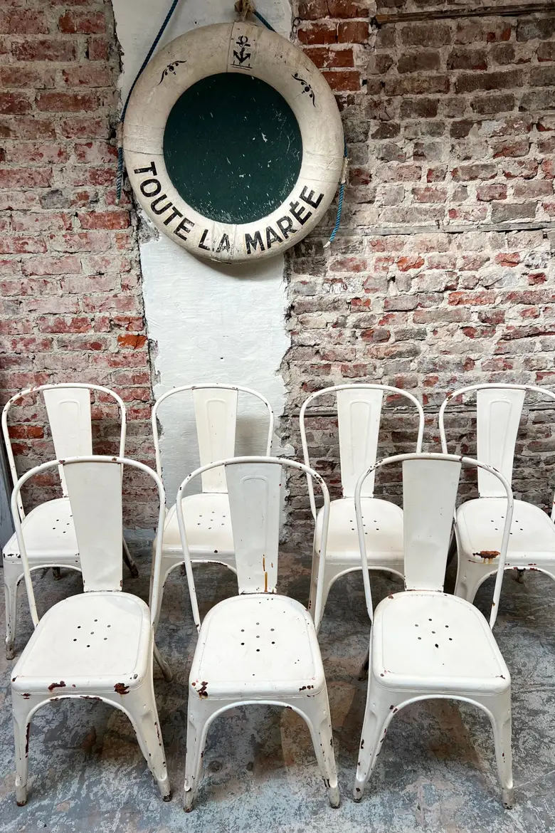 Anciennes chaises Tolix Années 50