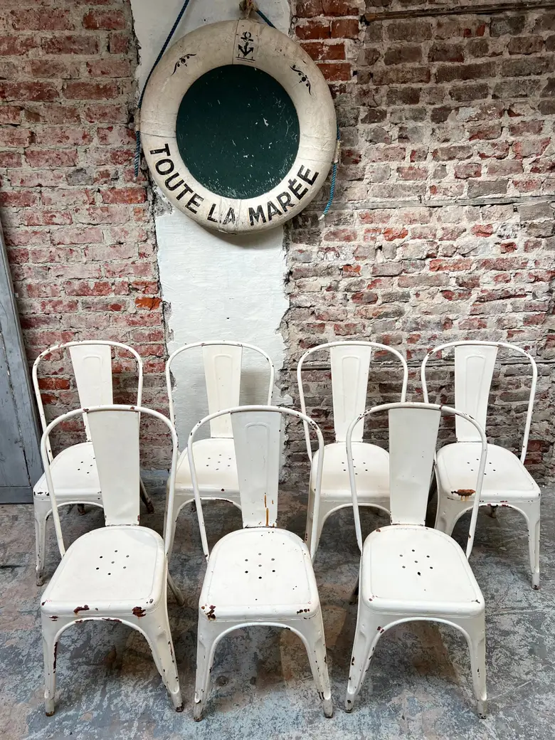 Anciennes chaises Tolix Années 50