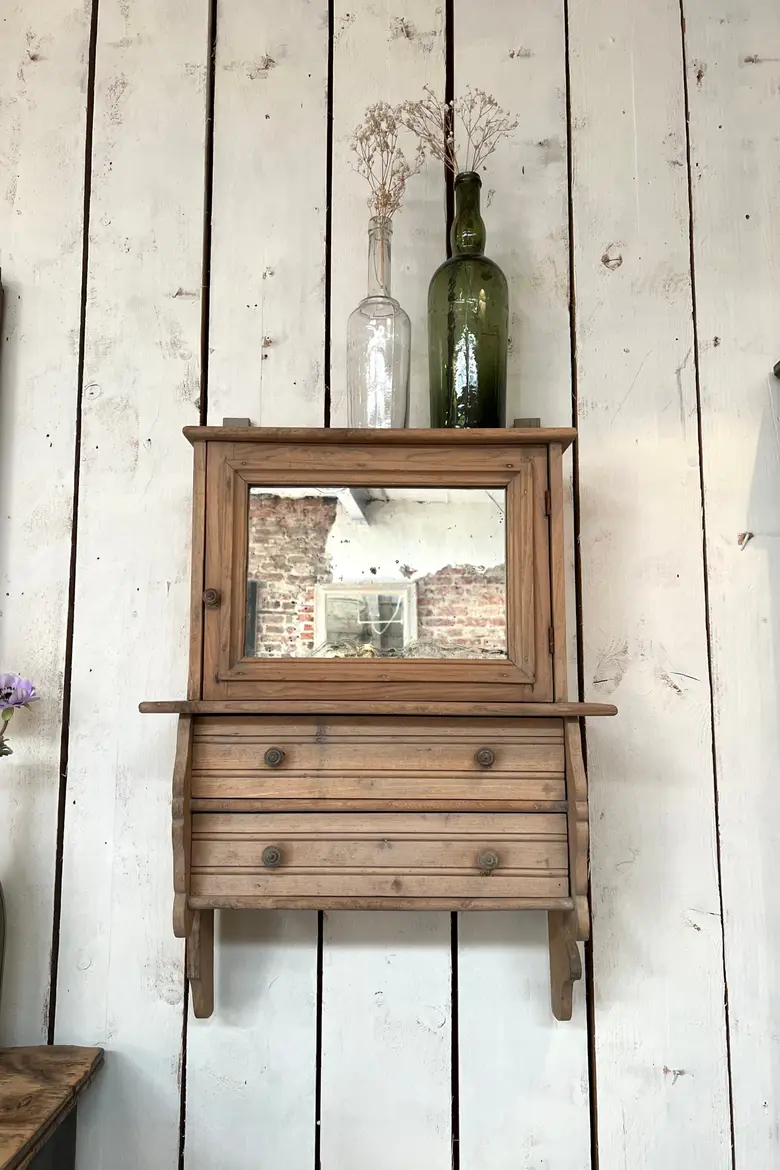 Armoire de toilette en bois Début XXème