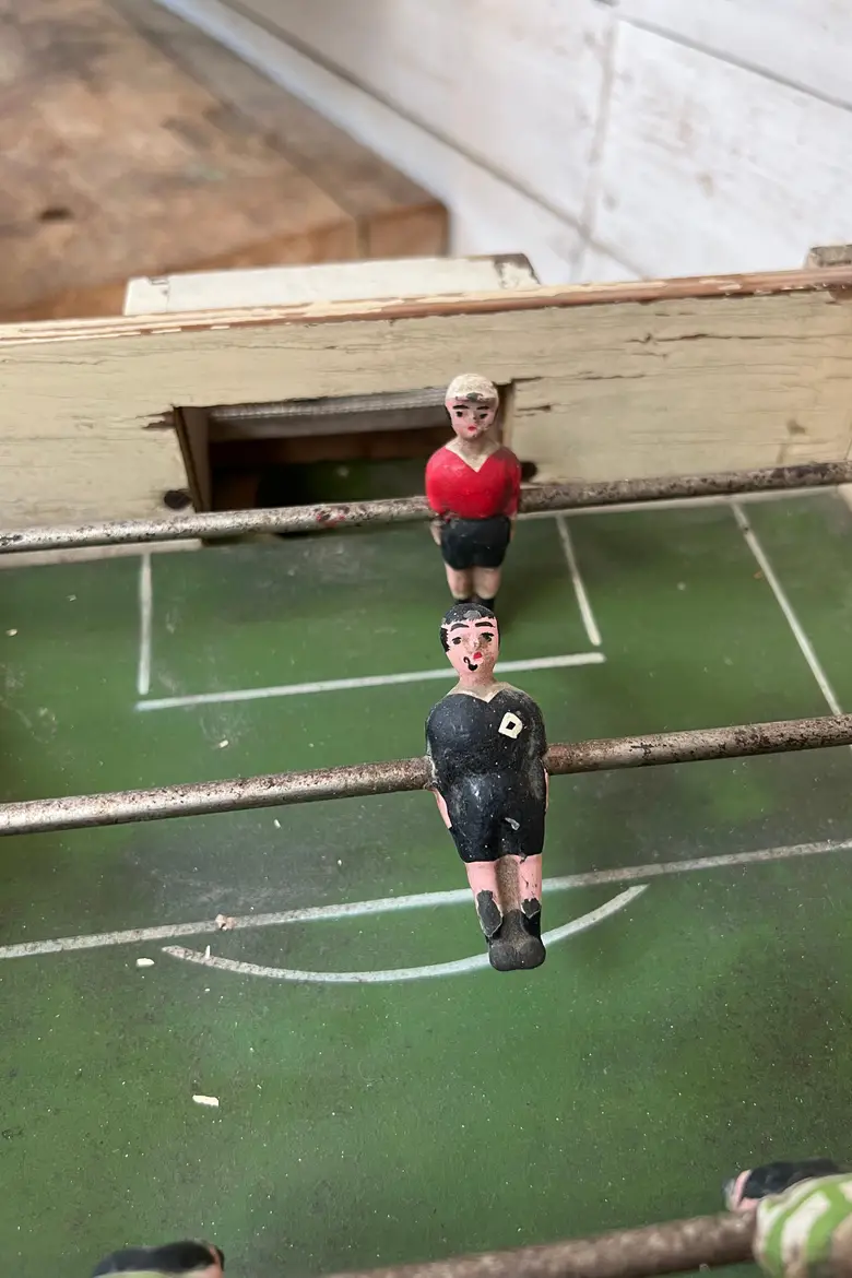 Baby-foot miniature de collectionDébut XXème