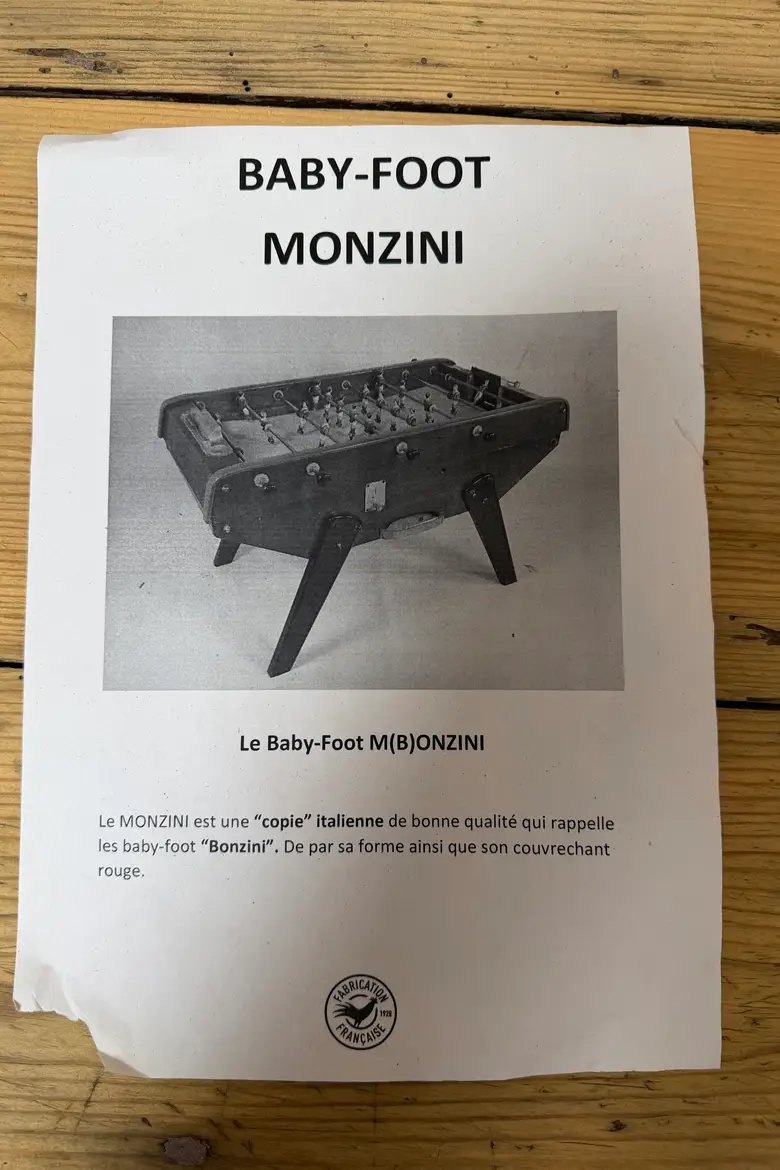 Baby-foot Monzini