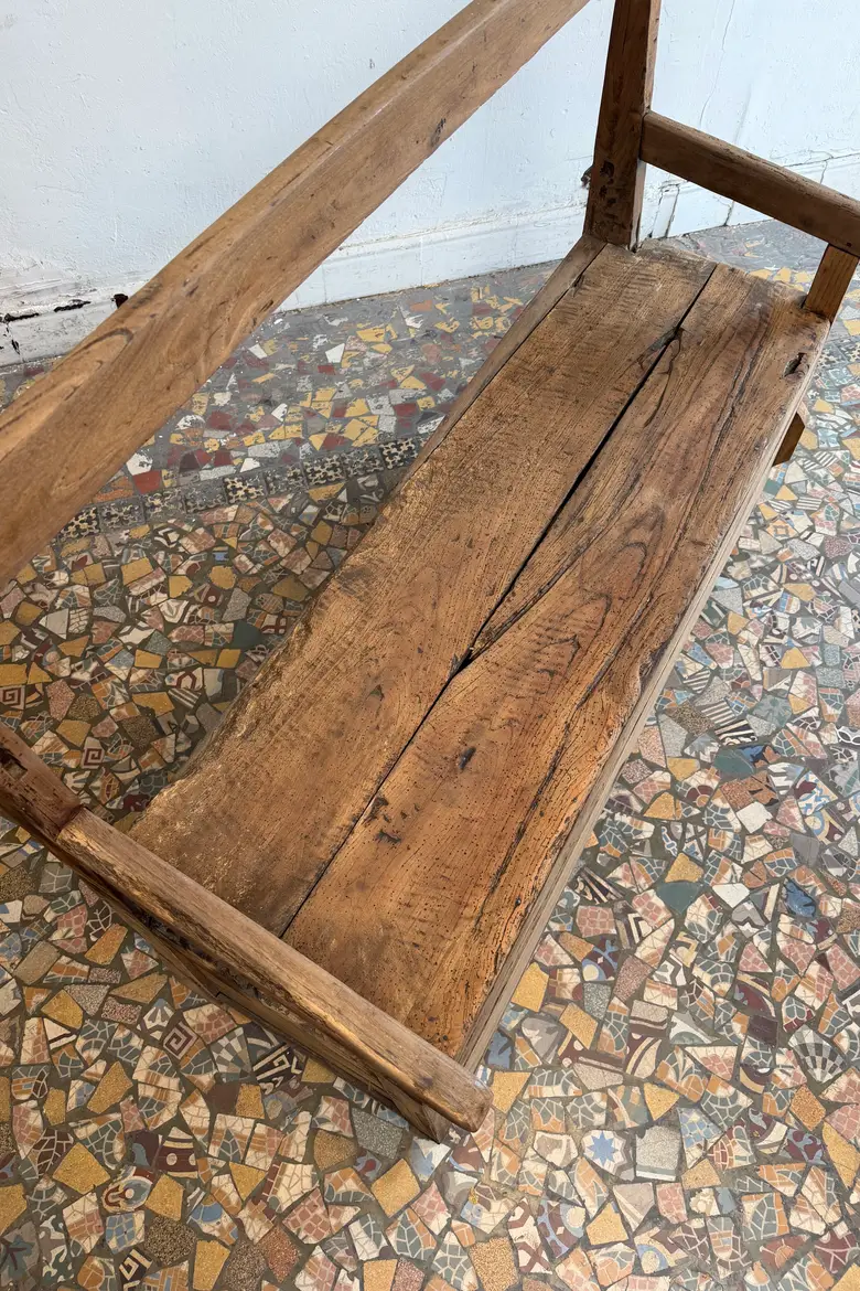 Banc-coffre ancien – XIXe siècle