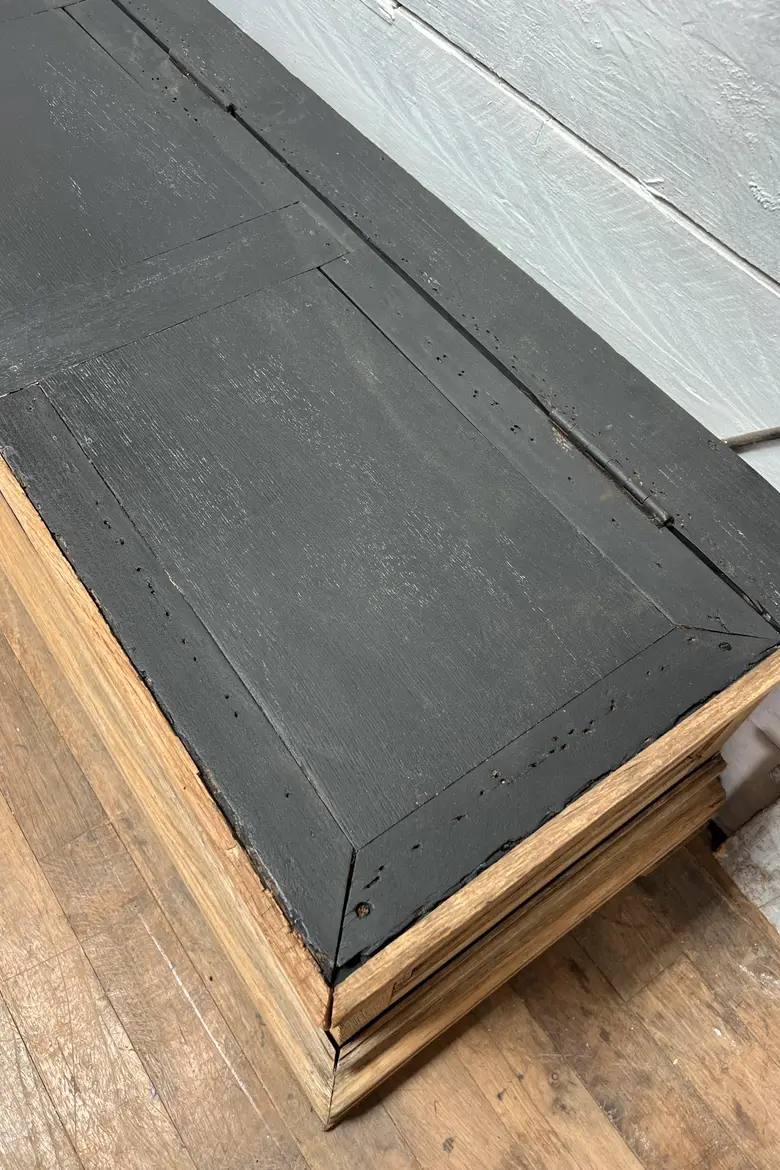 Banc coffre en chêne
