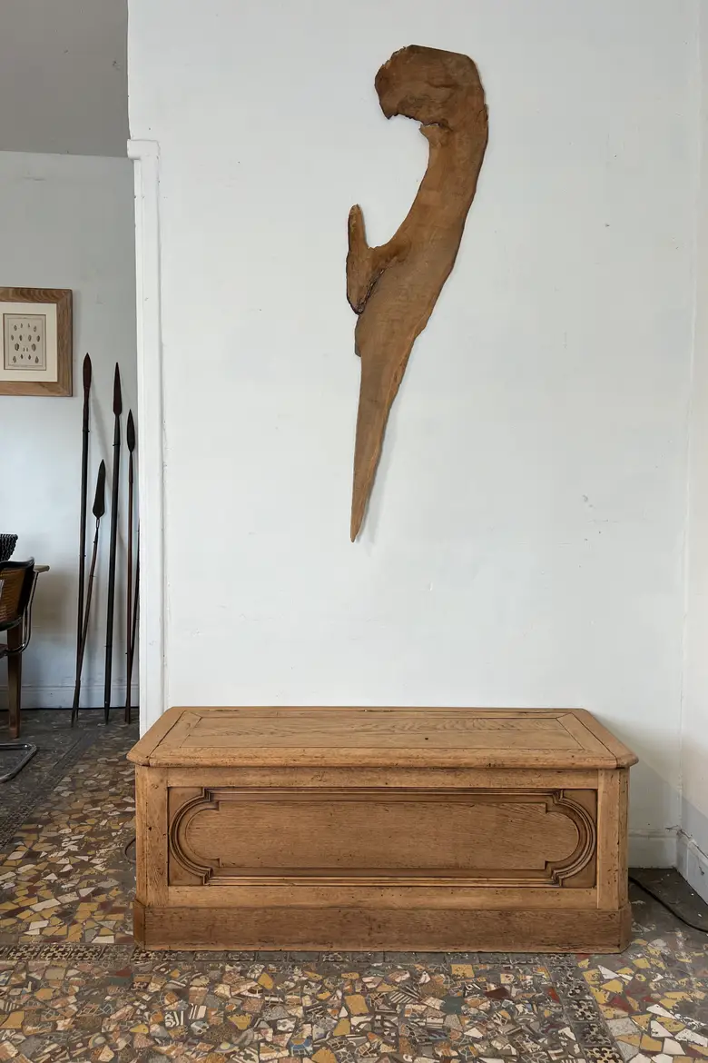 Banc coffre en chêne