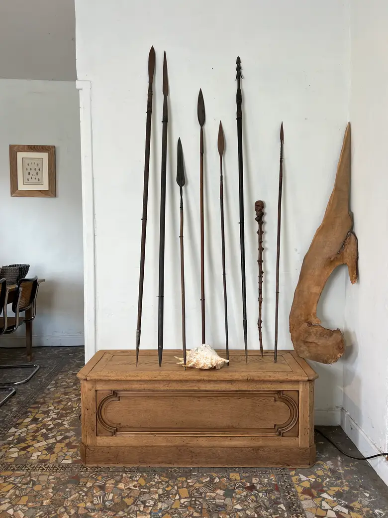 Banc coffre en chêne