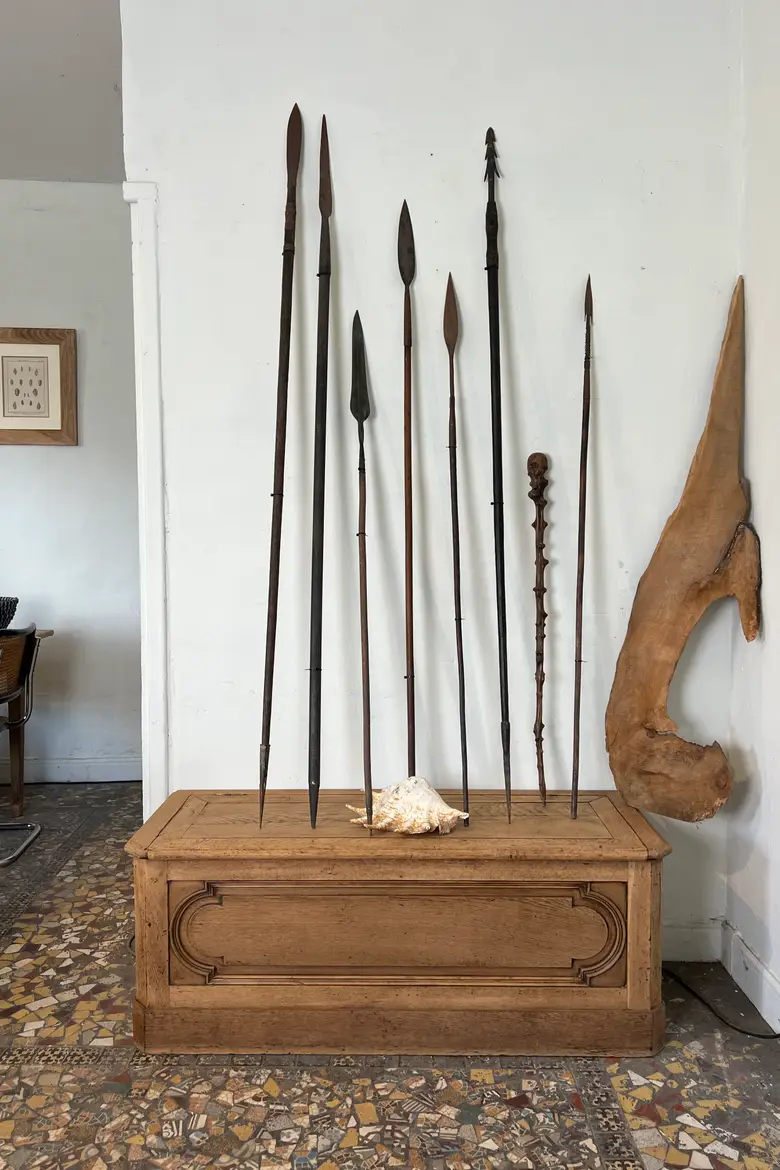 Banc coffre en chêne