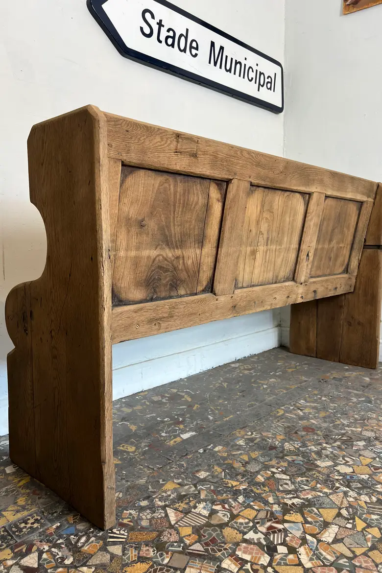 Banc d’alpage en chêne 19ème