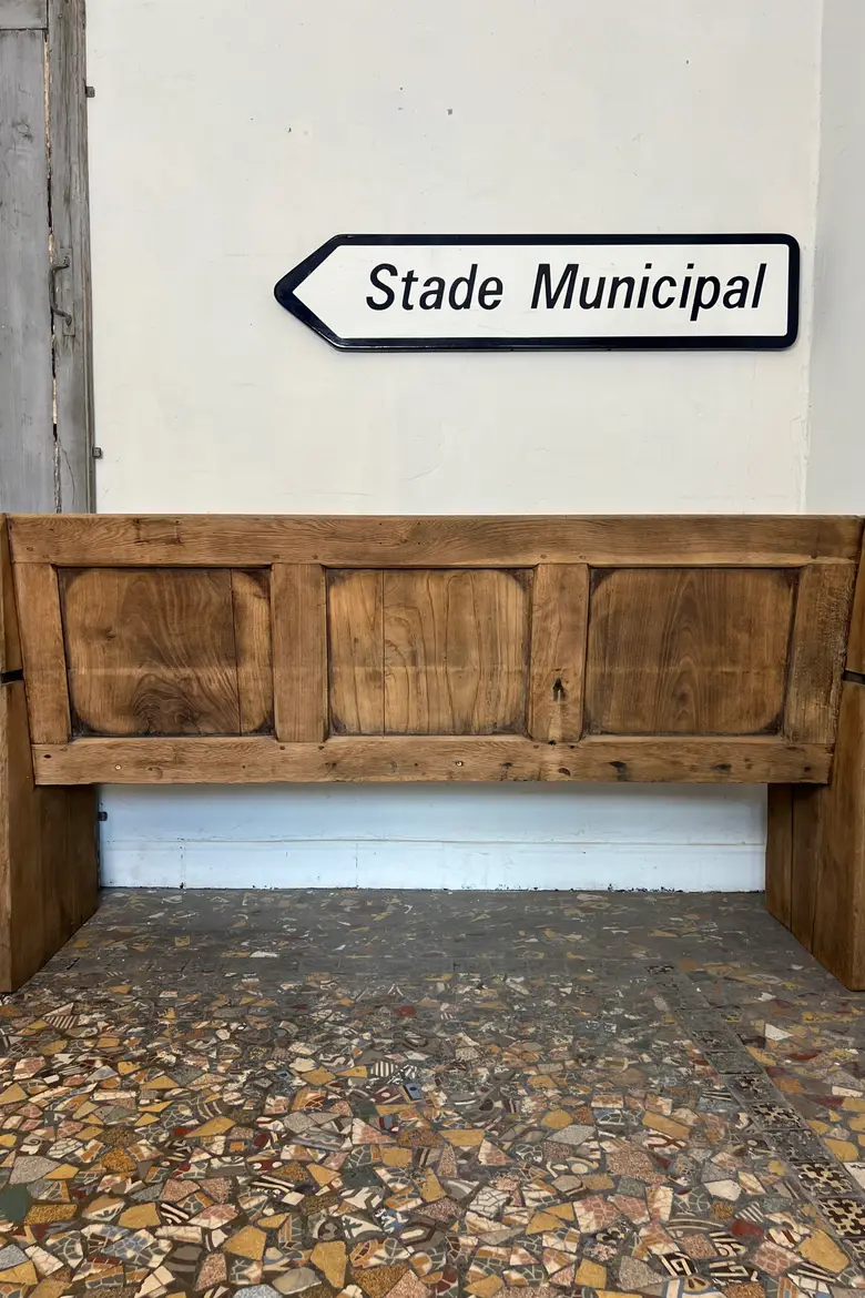 Banc d’alpage en chêne 19ème