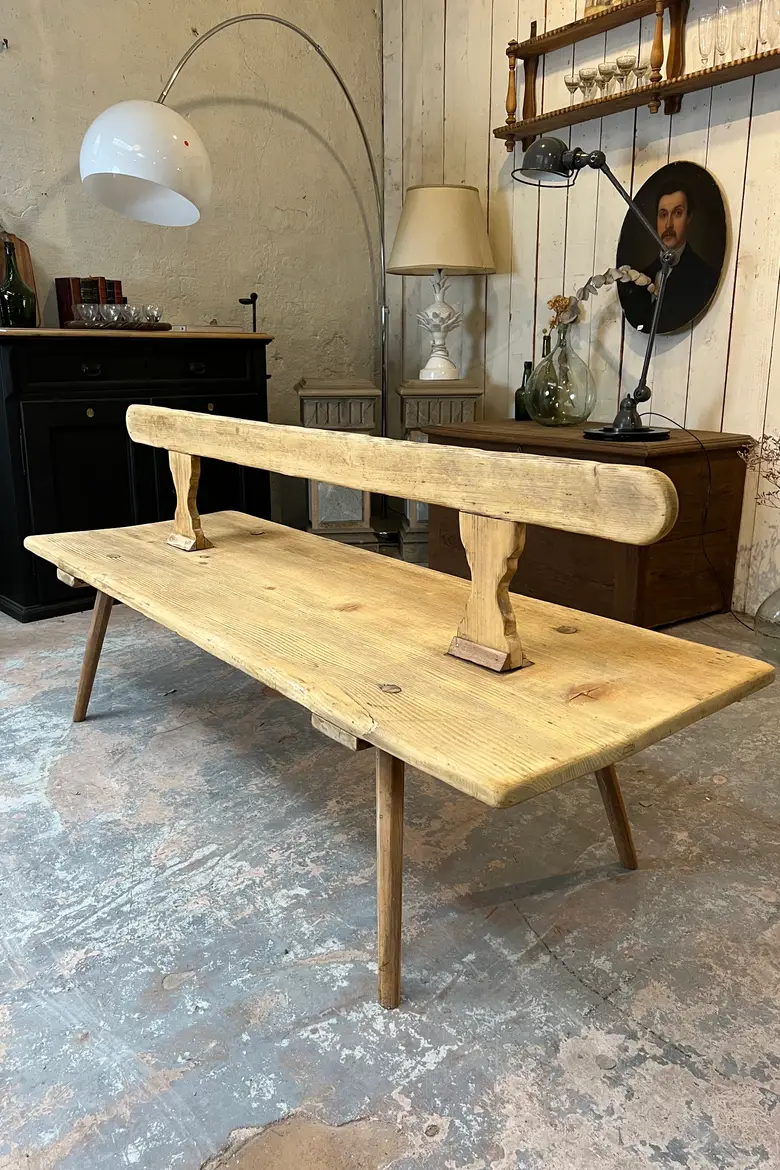 Banc de bistrot double face Début XXème