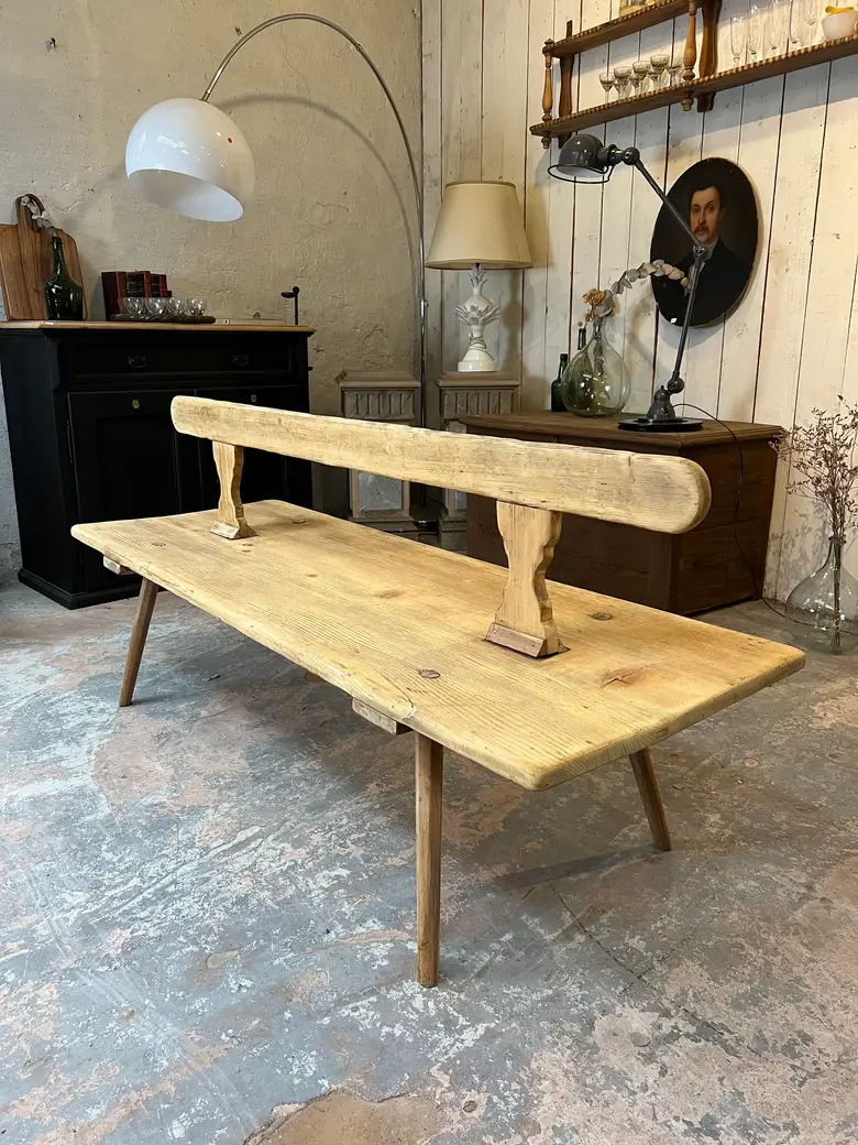 Banc de bistrot double face Début XXème