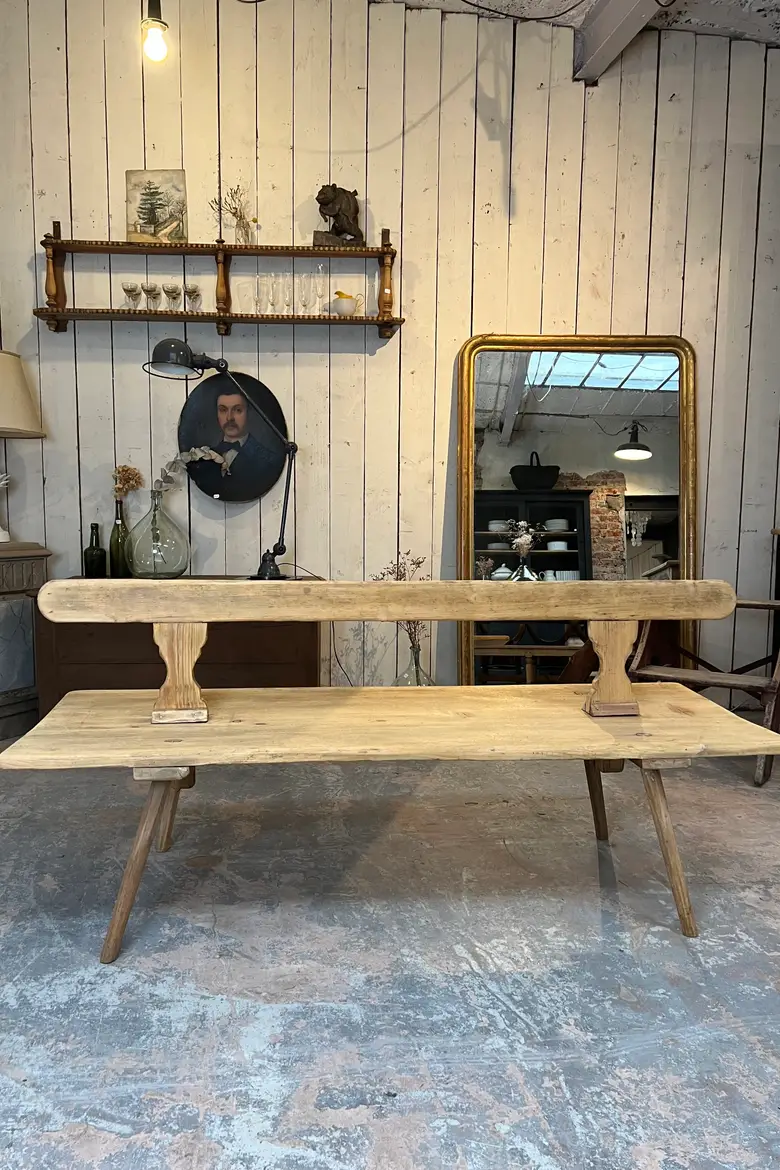 Banc de bistrot double face Début XXème