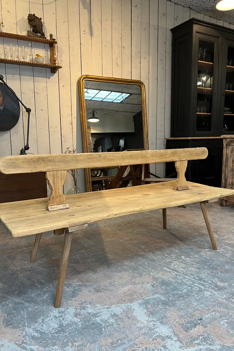 Banc de bistrot double face Début XXème