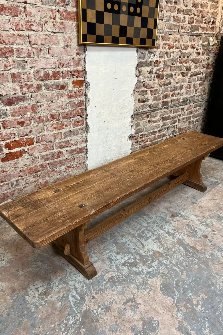 Banc de ferme en sapin